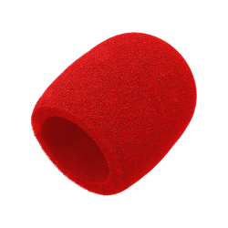 ESPUMA MXT MICROFONE VERMELHO