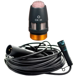 KIT MICROFONE AKG HM1000 CORAL + CAPSULA CONDENSADORA AKG CK31