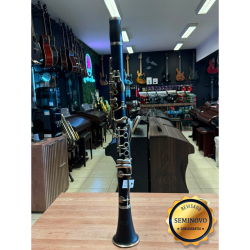 Clarinete Condor Bb 17 Ch C/estojo C/boquilha C/barrilhete - Seminovo