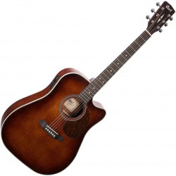 VIOLAO CORT MR500E BR ACO ELETROACUSTICO - BROWN BURST 