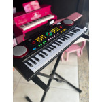 Teclado Custom Kids 44 Teclas com Microfone Ckkb44 Preto