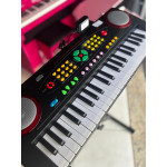 Teclado Custom Kids 44 Teclas com Microfone Ckkb44 Preto