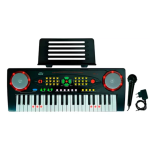 Teclado Custom Kids 44 Teclas com Microfone Ckkb44 Preto