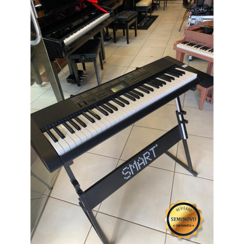 Teclado Casio Ctk 1200 C/fonte C/capa- Seminovo