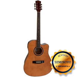 VIOLAO CLASS FOLK CLC41CE EL ACUSTICO NT - SEMINOVO