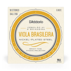 Encordoamento Daddario Viola Brasileira em Mi Ej82c
