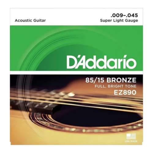 Encordoamento Daddario Violao Aco 009 Ez890b