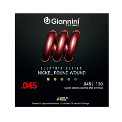 Encordoamento Giannini Baixo 5c 0.45 Geebrs 5 Pesado 