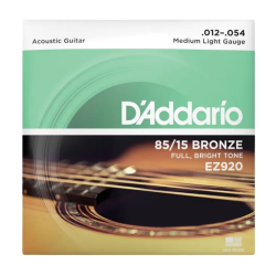 Encordoamento Daddario Violao Aco 012 Ex920