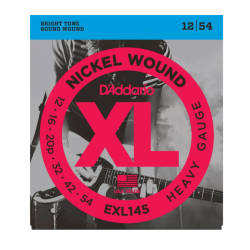 Encordoamento Daddario Guitarra 012 Exl145 Nickel Wound