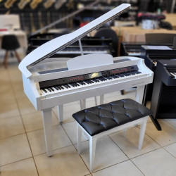 PIANO DE CAUDA DIGITAL ACORDES AC3000C 1/5 BRANCO