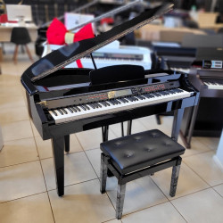 PIANO DE CAUDA DIGITAL ACORDES AC3000C 1/5 PRETO