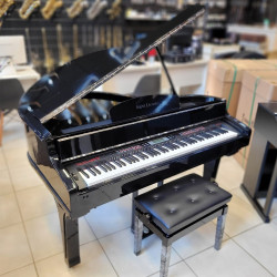 PIANO DE CAUDA DIGITAL ACORDES AC3000C 1,10m PRETO