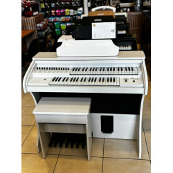 Orgao Rohnes Liz Plus C/ Banqueta - Branco Brilho