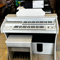 Orgao Rohnes Liz Plus C/ Banqueta - Branco Brilho