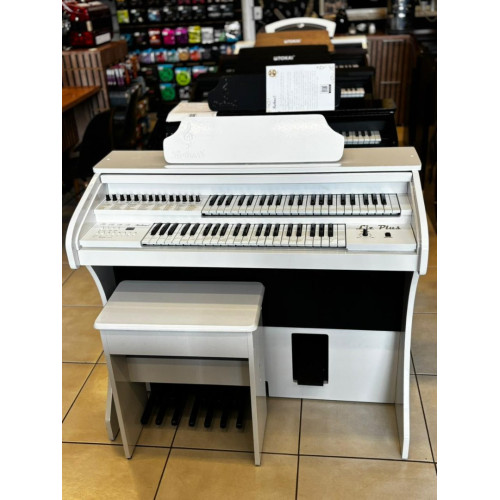 Orgao Rohnes Liz Plus C/ Banqueta - Branco Brilho Orgao Rohnes Liz Plus C/ Banqueta - Branco Brilho