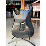 Guitarra Dolphin Strato Preta Seminovo
