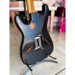 Guitarra Dolphin Strato Preta Seminovo