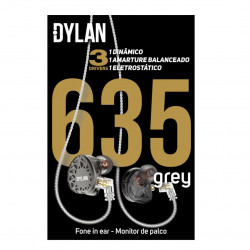 FONE DE OUVIDO DYLAN IN EAR 3 DRIVES - DE635