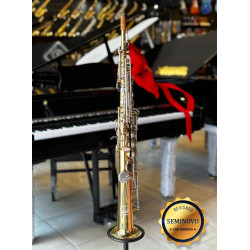 Saxofone Soprano Eagle Bb Sp502 Laq/niq - Seminovo