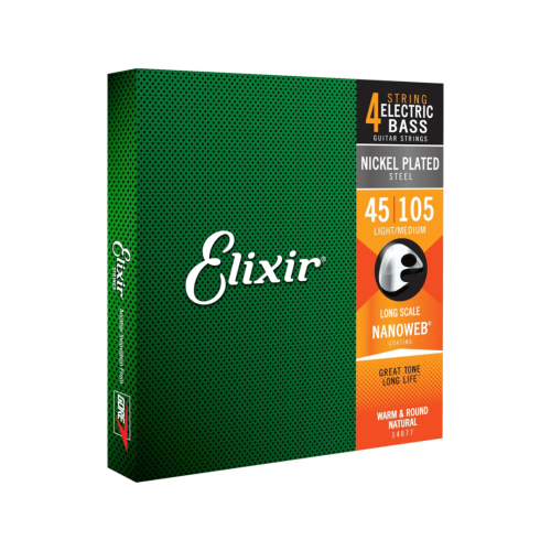 Encordoamento Elixir Baixo 4c 0.45 Light Medium