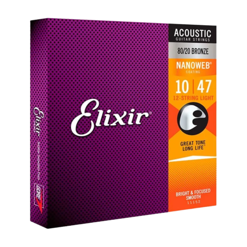 Encordoamento Elixir Violão Aço 0.10 12C Bronze Light Encordoamento Elixir Violão Aço 0.10 12C Bronze Light