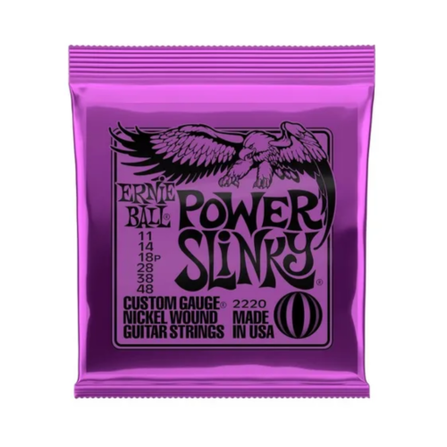 Encordoamento Ernie Ball Guitarra 011 Slinky Power Encordoamento Ernie Ball Guitarra 011 Slinky Power