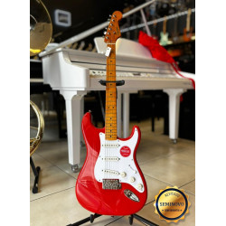 Guitarra Squier By Fender Strato Orange S/alavanca - Seminovo 