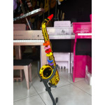 MINI SAXOFONE INFANTIL  JAZZ MUSIC DOURADO