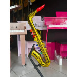 MINI SAXOFONE INFANTIL  JAZZ MUSIC DOURADO
