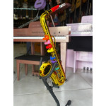 MINI SAXOFONE INFANTIL  JAZZ MUSIC DOURADO