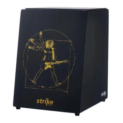 CAJON FSA STRIKE COM CAPTAÇÃO SK5066 DA VINCI PRETO FOSCO 