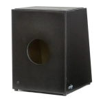 Cajon Fsa Strike com Captacao Preto Fosco Sk-5001 Music