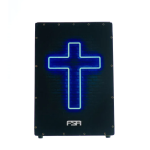 Cajon Fsa Gospel Fg1518 Cruz Neon