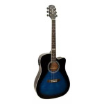 VIOLAO GIANNINI FOLK CUTUWAY GF1D CEQ DBB DARK BLUE BURST - 22903