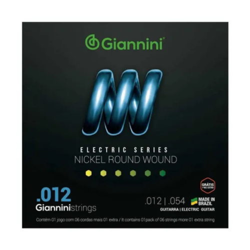 Encordoamento Giannini Guitarra 012 Geegst Super Light