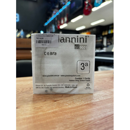 Corda Giannini Avulsa Viola 3º Mi Par/avulsa Cobra 0.08