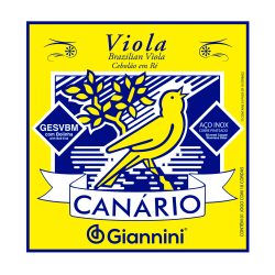 ENCORDOAMENTO GIANNINI CANARIO VIOLA CAIPIRA BOLINHA CEBOLÃO EM RÉ GESVB - 5917