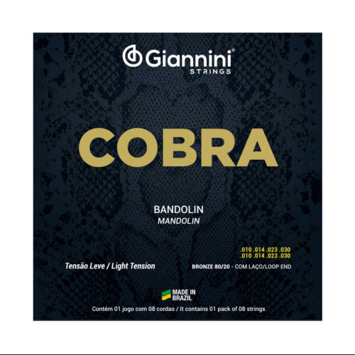 Encordoamento Giannini Bandolin Bronze Cm82l com Chenilha