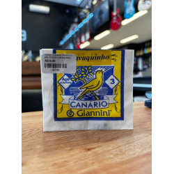 Corda Canario Avulsa Cavaco 3º Sol Gescb com Bolinha