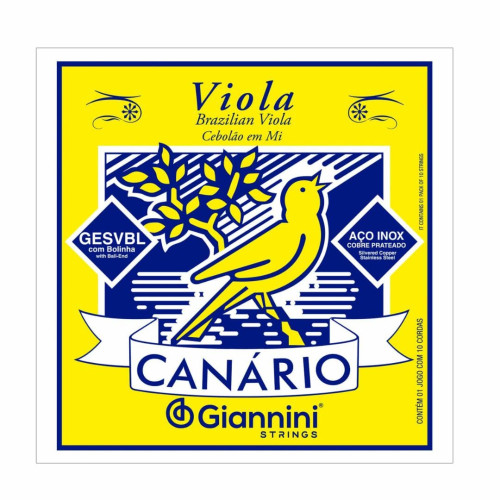 ENCORDOAMENTO GIANNINI CANARIO VIOL CAIPIRA GESVBL - 26123