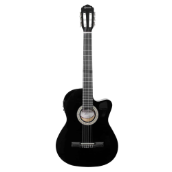 VIOLAO GIANNINI NF14 FLAT EL ACUSTICO NY PRETO