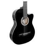 VIOLAO GIANNINI NF14 FLAT EL ACUSTICO NY PRETO