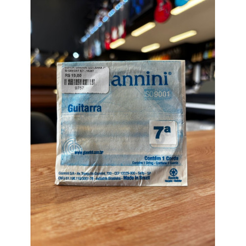 Corda Giannini Avulsa Guitarra 7º Si Geegst 9.7