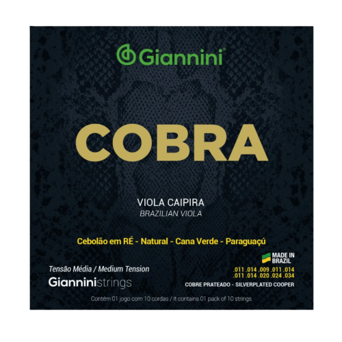 Encordoamento Giannini Viola Cobra Cobre Media Gesvm