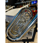 Tuba Harlem Sound  Ht-18n 4/4 Compacta 4 Pistos Transversais 4/4 Bb Niquelada