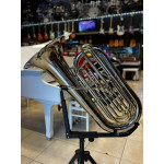 Tuba Harlem Sound  Ht-18n 4/4 Compacta 4 Pistos Transversais 4/4 Bb Niquelada