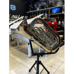 Tuba Harlem Sound  Ht-20n 5/4 4 Pistos Transversais 5/4 Bb Niquelada