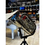 Tuba Harlem Sound  Ht-20n 5/4 4 Pistos Transversais 5/4 Bb Niquelada