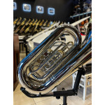 Tuba Harlem Sound  Ht-20n 5/4 4 Pistos Transversais 5/4 Bb Niquelada